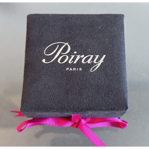 Poiray Paris Sterling Silver Heart Necklace | 16-Inch - Picture 2 of 11